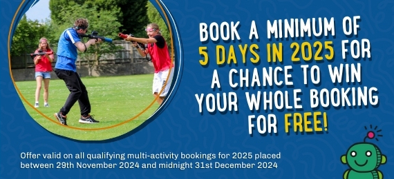 Book a minimum of 5 days for a chance to win