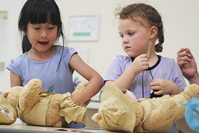 Building bears on SuperCamps Multi-Activity camp