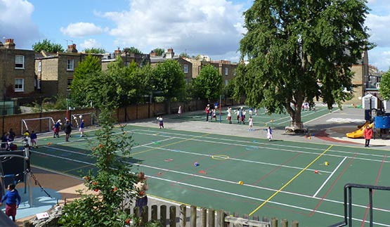 SuperCamps at Kensington Prep School Outdoor Play
