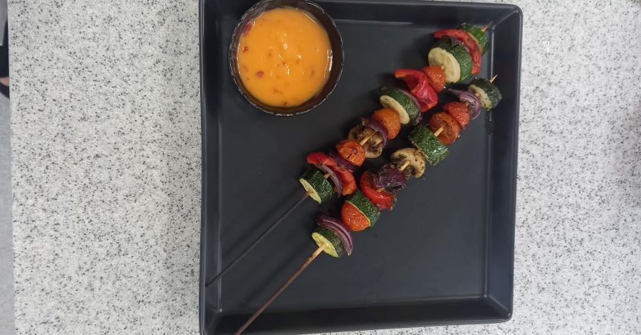 veg skewer